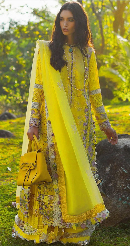 Luxury Lawn 3Pc Chikankari