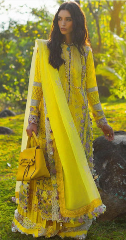 Luxury Lawn 3Pc Chikankari
