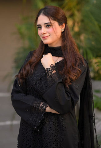 Luxury Dhanak 3 Piece Embroidered