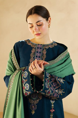 Luxury Dhanak 3 Piece Embroidered