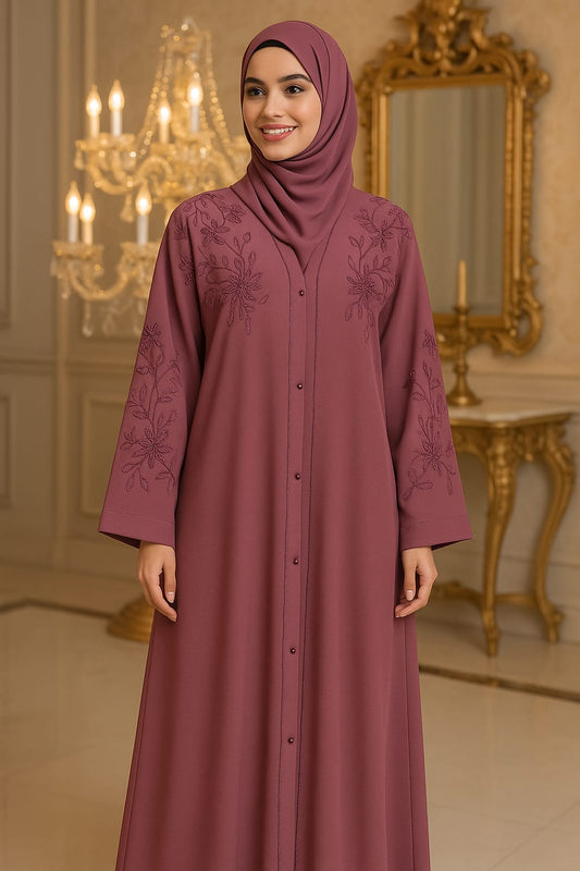 Premium Nida Zoom Embroidered Abaya