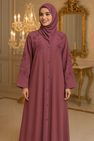 Premium Nida Zoom Embroidered Abaya