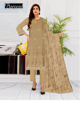 Luxury Lawn 3Pc Embroidered