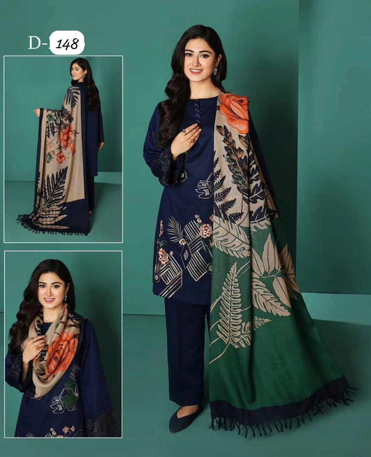 Fine Quality Lawn 3Pc Embroidered