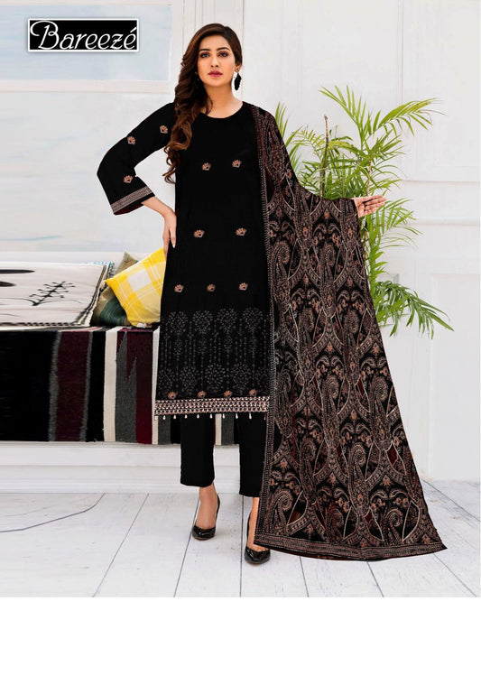 Luxury Lawn 3Pc Embroidered