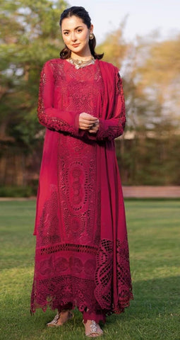 Luxury Lawn 3Pc Fancy Embroidered