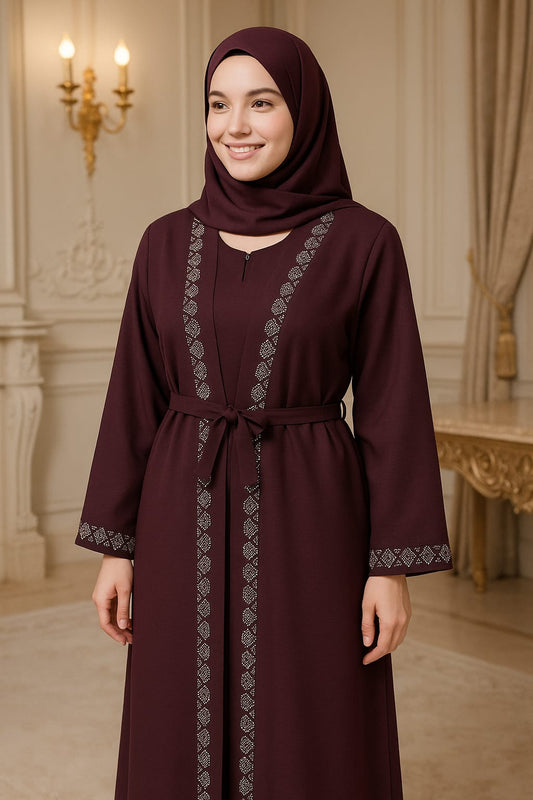 Elegant Nida Zoom Abaya