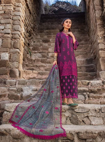 Luxury Lawn 3Pc Embroidered
