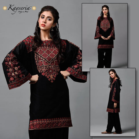 Luxury Lawn 3Pc Sequence Embroidered