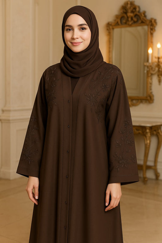 Premium Nida Zoom Embroidered Abaya