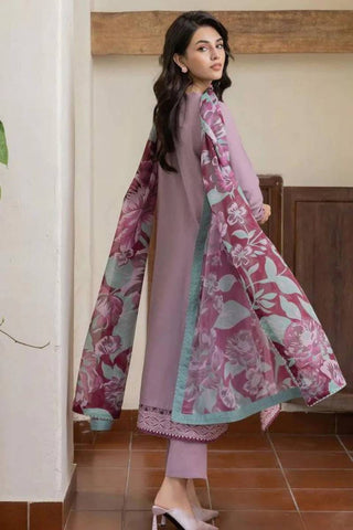Elegant Dhanak 3 Piece Embroidered