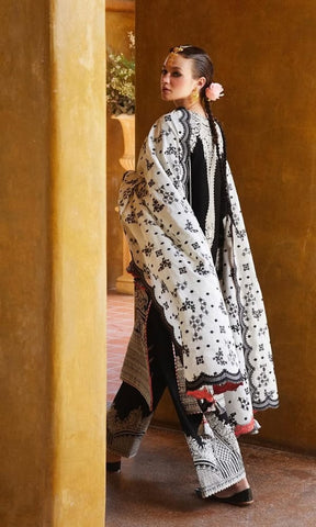 Premium Dhanak 3 Piece Embroidered