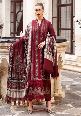 Premium Dhanak 3 Piece Embroidered