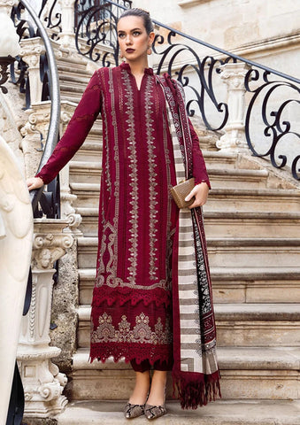 Premium Dhanak 3 Piece Embroidered