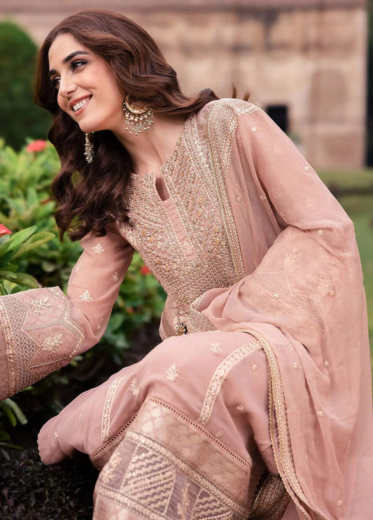 Luxury Dhanak 3 Piece Embroidered