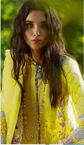 Luxury Lawn 3Pc Chikankari