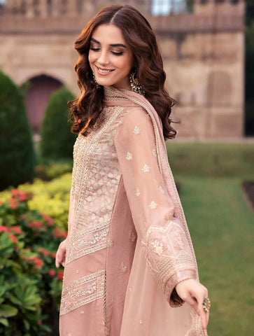 Luxury Dhanak 3 Piece Embroidered