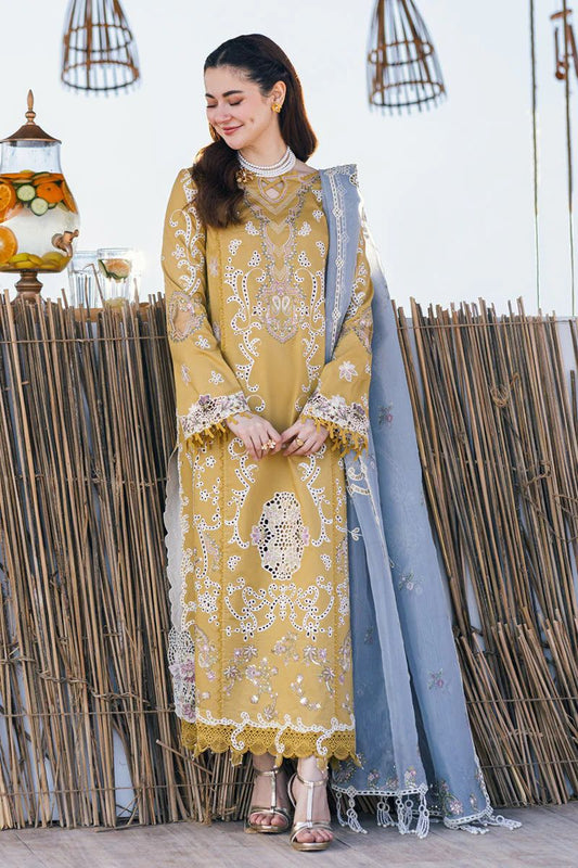 Luxury Lawn 3Pc Chikankari
