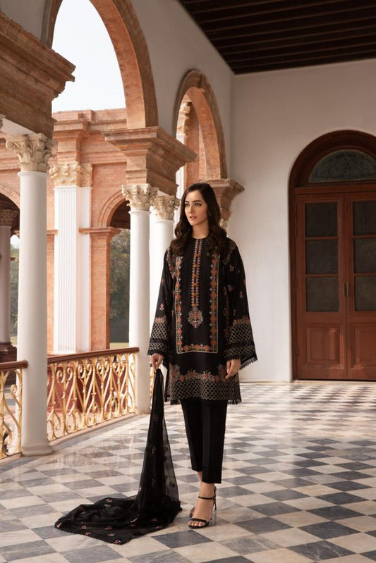 Fine Quality Lawn 3Pc Embroidered