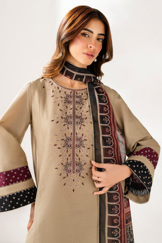 Premium Dhanak 3 Piece Embroidered