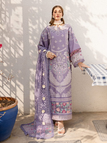 Elegant Dhanak 3 Piece Embroidered