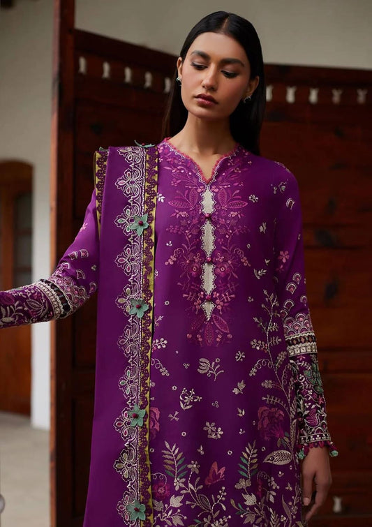 Premium Dhanak 3 Piece Embroidered