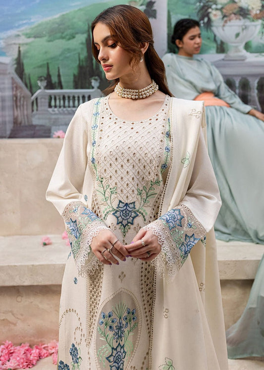 Preium Dhanak 3 Piece Embroidered