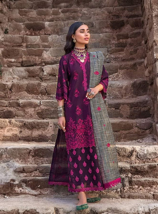 Luxury Lawn 3Pc Embroidered