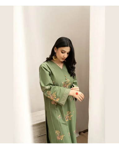 Soft Dhanak 3 Piece Embroidered with Printed pashmina wool Shawl