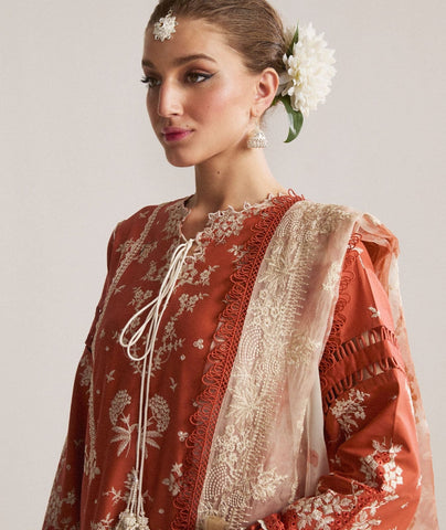 Luxury Dhanak 3 Piece Embroidered