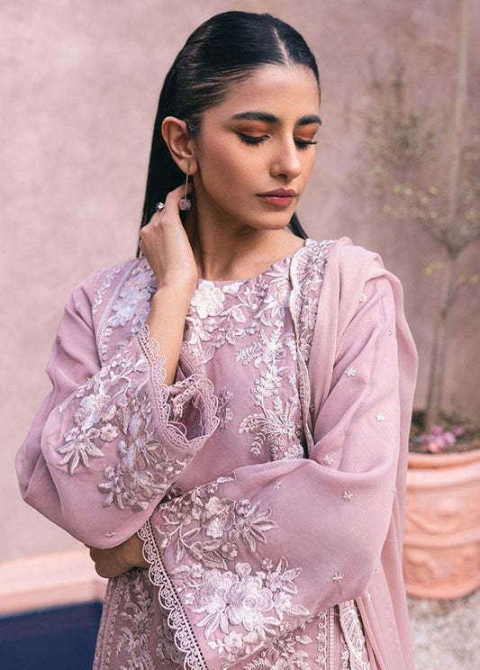 Elegant Dhanak 3 Piece Embroidered
