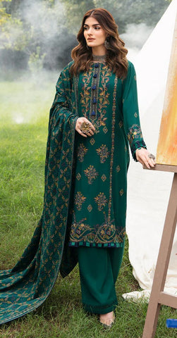 Luxury Dhanak 3 Piece Embroidered