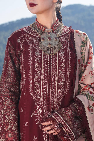 Elegant Dhanak 3 Piece Embroidered