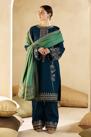 Luxury Dhanak 3 Piece Embroidered