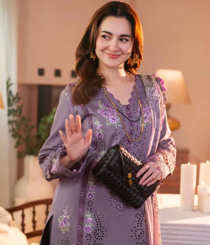 Luxury Dhanak 3 Piece Embroidered