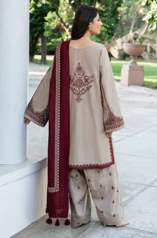 Luxury Dhanak 3 Piece Embroidered