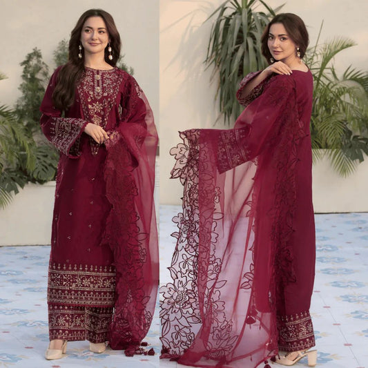 Luxury Lawn 3 Piece Embroidered