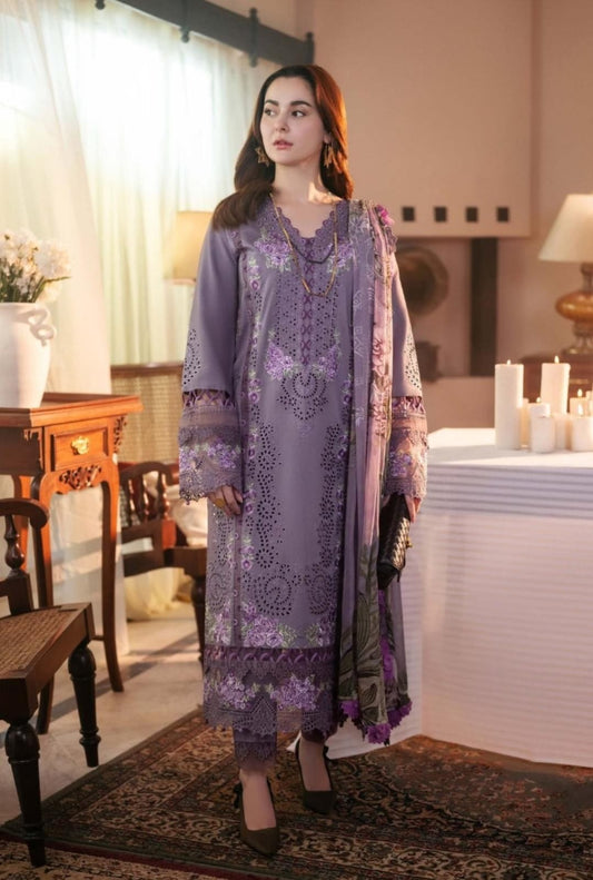 Luxury Dhanak 3 Piece Embroidered