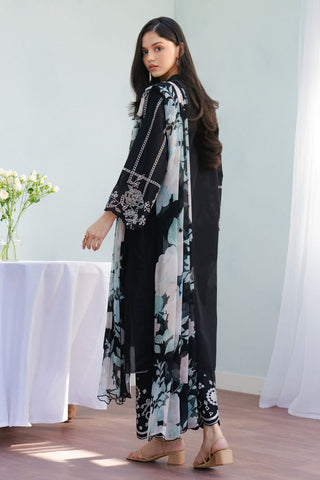 Elegant Dhanak 3 Piece Embroidered