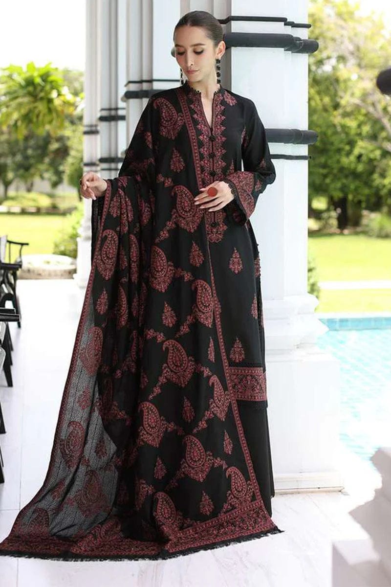 Luxury Dhanak 3 Piece Embroidered