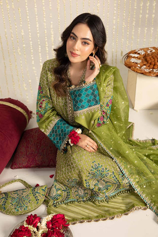 Premium Dhanak 3 Piece Embroidered