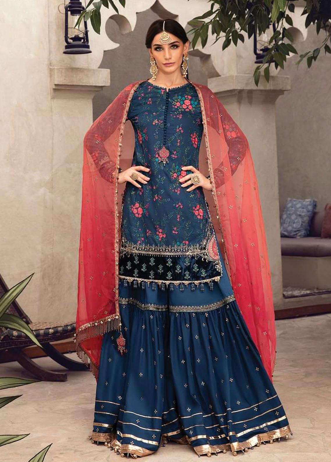 Luxury Lawn 3Pc Fancy Embroidered