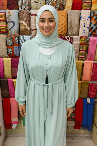 Gown Style Double Plaited Abaya