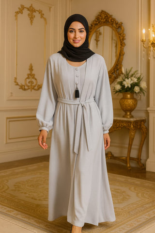 Gown Style Double Plaited Abaya