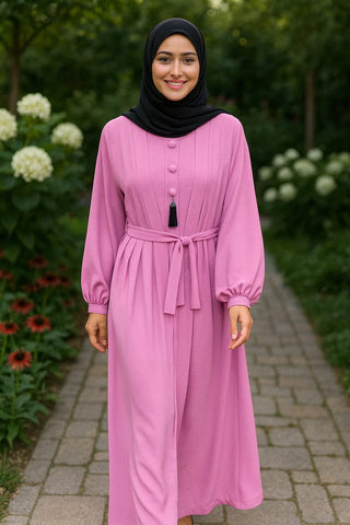 Gown Style Double Plaited Abaya