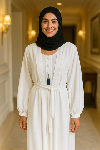 Gown Style Double Plaited Abaya
