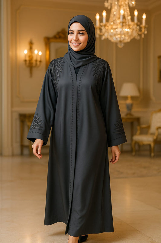 Premium Nida Embroidered Abaya