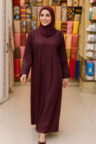 Premium Nida Embroidered Abaya