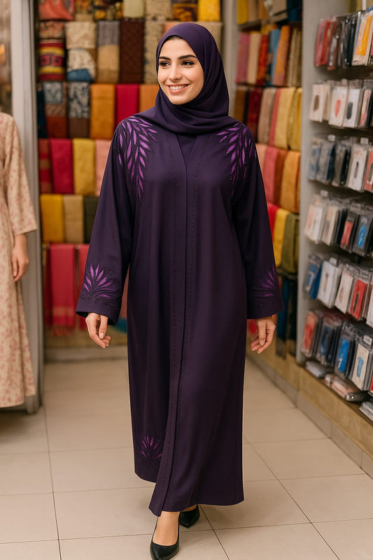 Premium Nida Embroidered Abaya