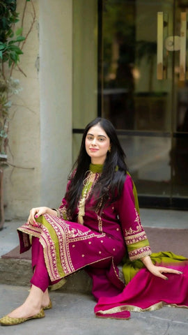 Luxury Lawn 3Pc Embroidered